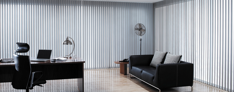 vertical blinds for the office